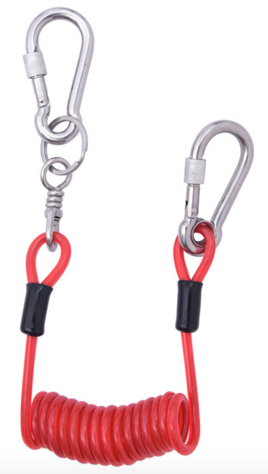 Kratos - Polyurethane Connecting Tool Stretch Lanyard 1.5m
