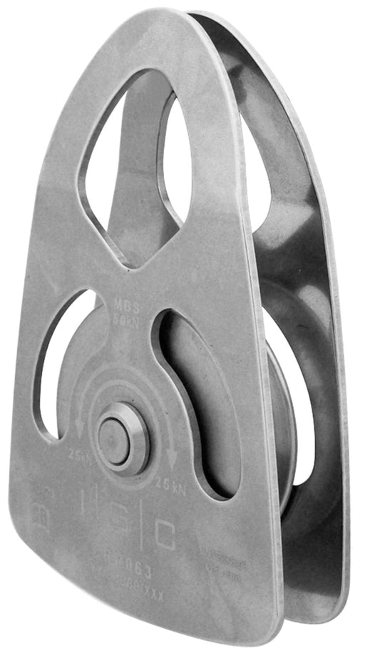 ISC Medium Single Prussik Pulley - Stainless Steel - MBS 50kN - Max Rope Dia 13mm Roller Bearing