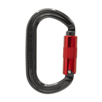 ISC Offset Oval Twistlock (2-Way) Aluminium Karabiner - 25kN