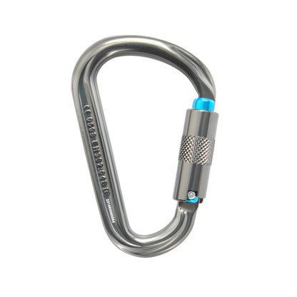 ISC HMS Karabiner 3-Pack, Titanium/Turquoise