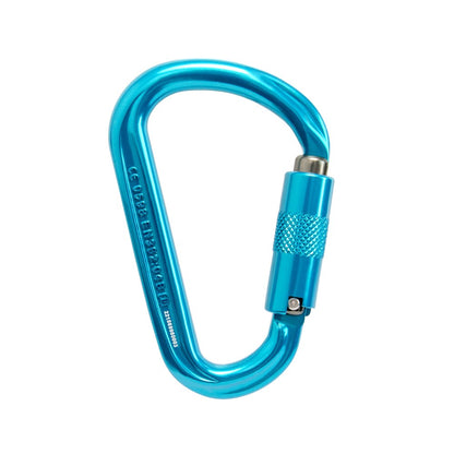 ISC HMS Karabiner 3-Pack, Titanium/Turquoise
