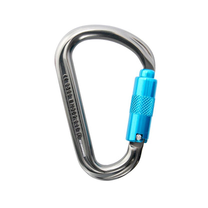 ISC HMS Karabiner 3-Pack, Titanium/Turquoise