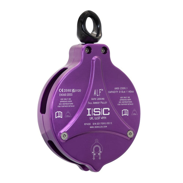ALF Purple Climb Assist Pulley- 2 Way Auto Locking