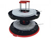White cable on a Red and Black Runpotec XB500T Cable Roller