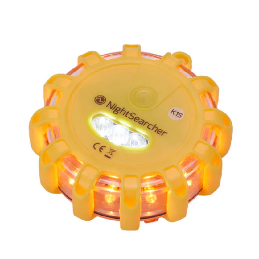 Pulsar AAA Battery Powered Hazard Warning Lights - Yellow