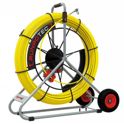 RUNPOTEC GF11 Yellow Fiberglass Rod Ø11mm x 300m with Steel Reel