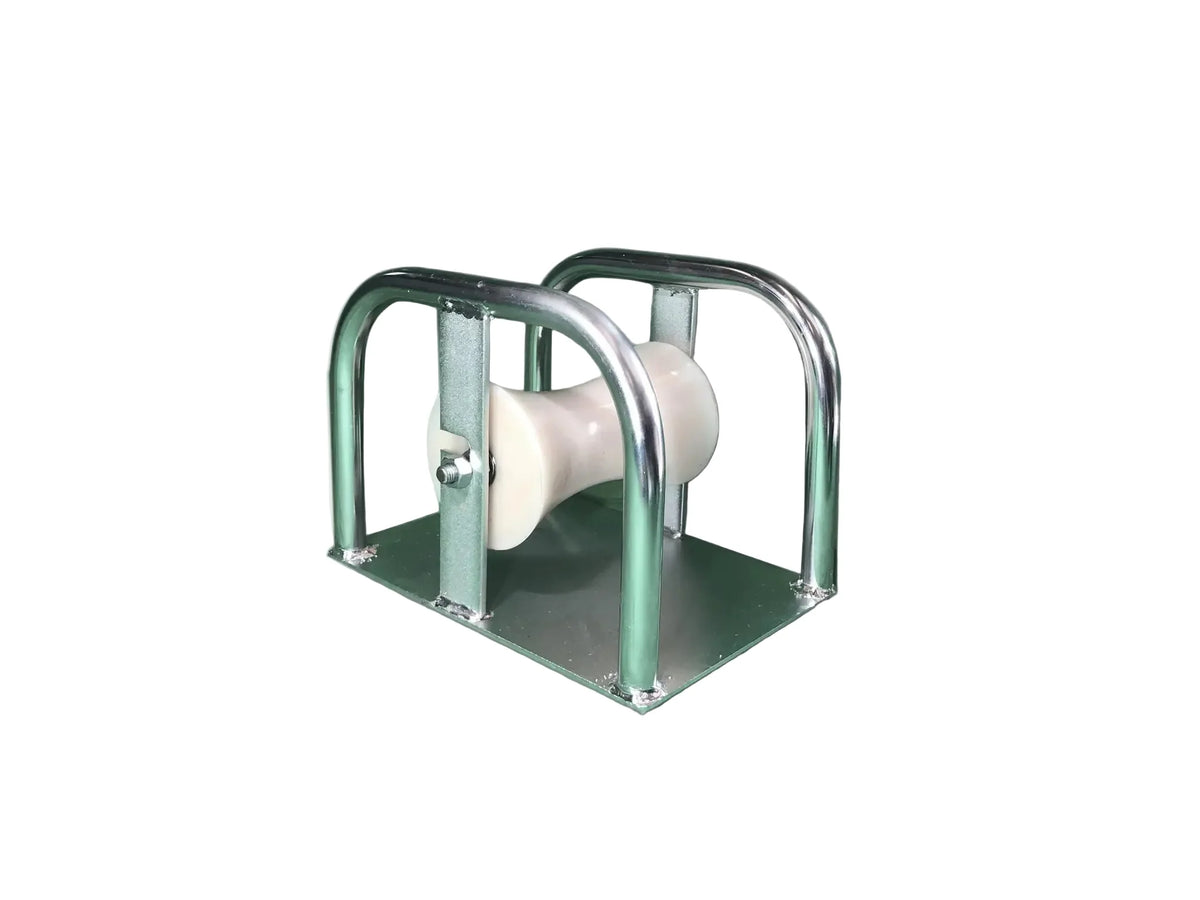 Flat base HD 130mm Straight Line Nylon Cable Roller