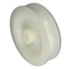WEBI Polyamide PA6 White Pulley ETT-190P - Capacities 20 - 140kg - side view