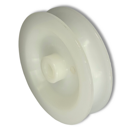 WEBI Polyamide PA6 White Pulley ETT-190P - Capacities 20 - 140kg - side view