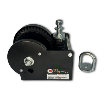 Tiger HW-2000 Single drum hand winch with loop drive