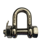 Load Rated Stainless Steel Safety Pin Dee Shackle