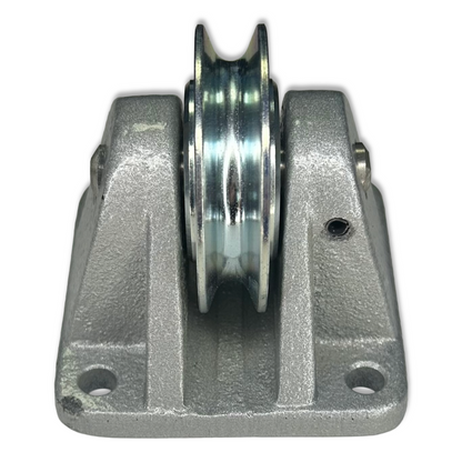 Steel Wire Rope Pulley with Cast Iron Fixed Roller (Model No. 164)