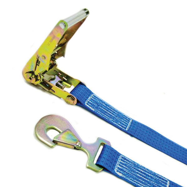 50mm wide 2 Part Ratchet Strap systems – TWISTED SNAP HOOK 10m / 2500daN