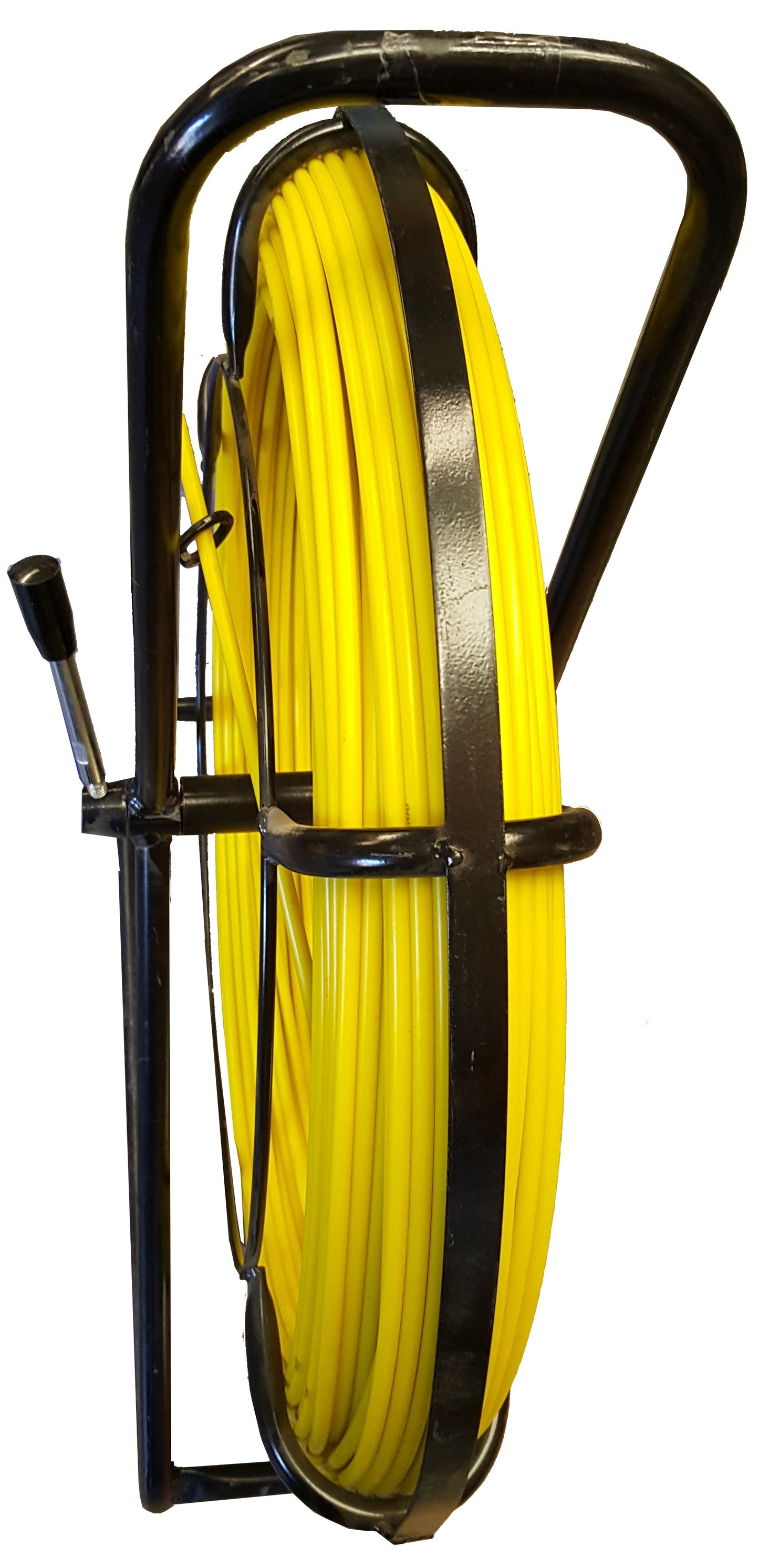 6mm Yellow Duct rod on a black frame