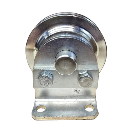 Zinc Plated Steel Sheaves with Fixed Bracket Rollers (Model No. 187)