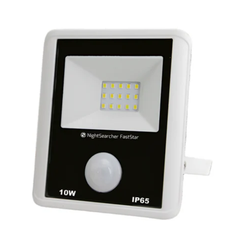 FastStar 10 PIR - 800 Lumens - 10W AC Powered Floodlight