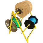 CABLEITUK Double Decker A-Frame Cable Drum Stand Dispenser