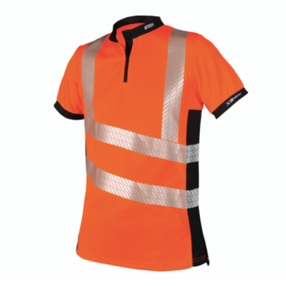 STEIN X25 Vent out Hi-Viz Short Sleeve T-shirt in orange