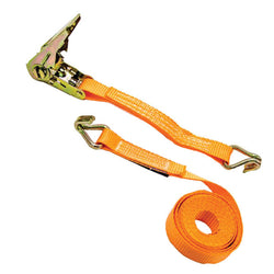  25mm Wide MINI 2 Part Ratchet Strap Systems with CLAW HOOKS 400danN - UK Made
