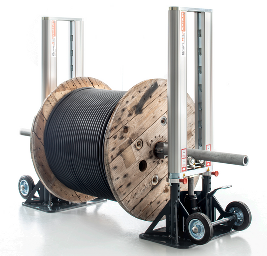 6000kg Drum-Roll JUMBOLIFT Hydraulic Cable Drum Lifting Jack