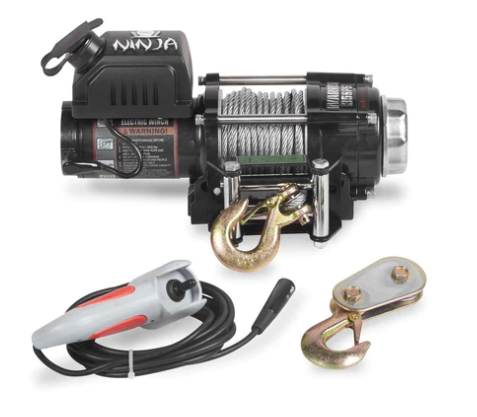 Ninja 3500 (1588Kg) Electric Winch with Steel Cable 24 Volts