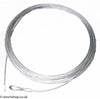 2mm 7 x 19 Galvanised Wire Rope, 10 metres long with loop one end