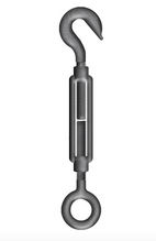 Open Body Mild Steel Straining turnbuckle Screw Hook/Eye