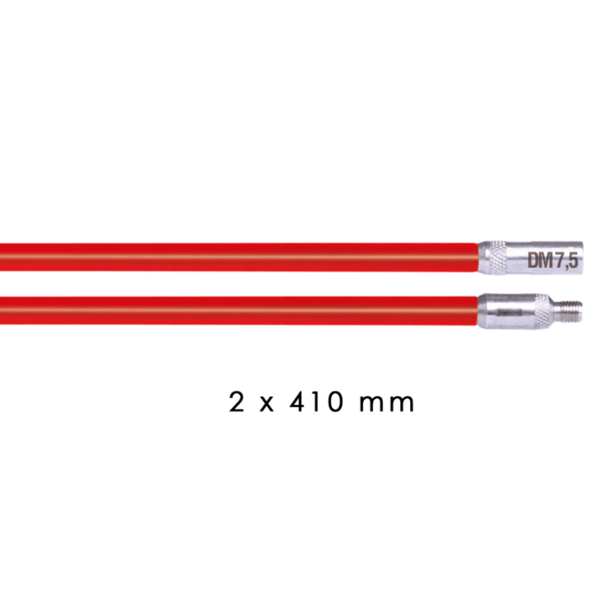 RUNPOTEC Red Runposticks Cable laying tools 2x410mm