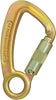 ISC Captive Eye Supersafe (3-way) Steel Karabiner - MBS 50kN - Zinc Plated