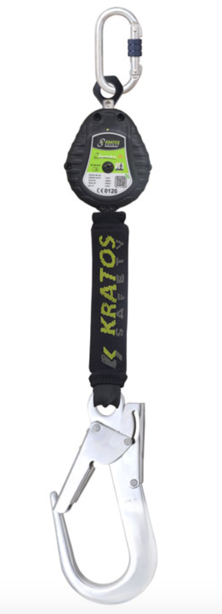 Kratos - 2m Olympe-S2 Retractable Webbing Fall Arrest Block 2m