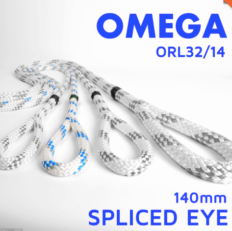 STEIN - OMEGA-14 - 14mm DIA Rigging Line 50m ORL-32/14 - with Spliced Eye