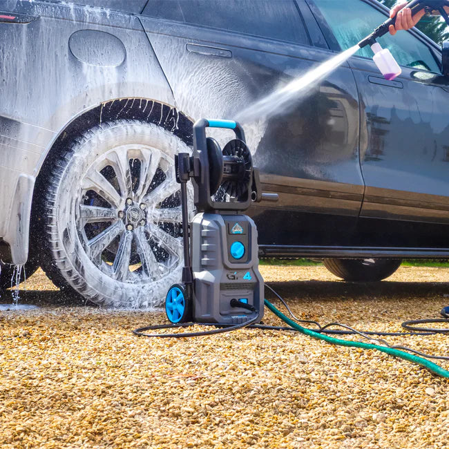 Gorilla Power GP4 - Domestic Pressure Washer - 140 Bar Max Pressure - In Action
