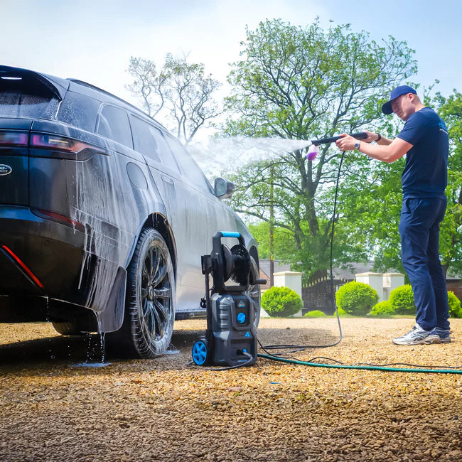 Gorilla Power GP4 - Domestic Pressure Washer - 140 Bar Max Pressure - In Action - Large View