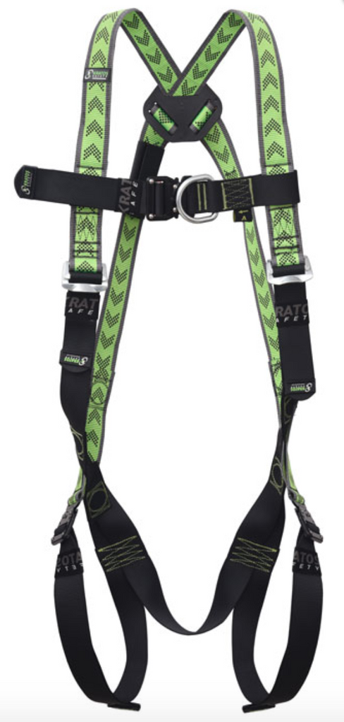 Kratos - 2 Point Comfort Full Body Harness with Quick Connect Buckle S-L