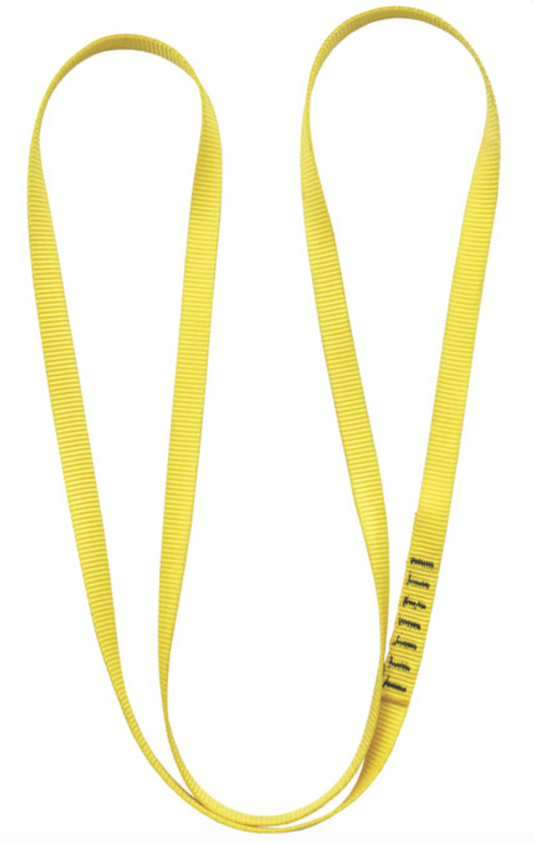 Kratos - 1.2m Anchorage Webbing Sling (Yellow) - MBS 30kN 1.2m
