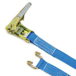  50mm Wide 2 Part Ratchet Strap systems with CHASSIS (RAVE) HOOKS 2500daN - UK Made