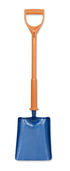 SHOCKSAFE - No 2 SQUARE MOUTH TREADED INSULATED SHOVEL SHOVEL BS8020