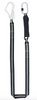1m or 1.5m or 2m Flame Resistant Shock Absorbing Single Webbing Lanyard with Scaff Hook 1m