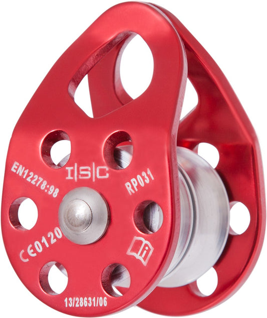 ISC Small Double Eiger Re-Direct Pulley - MBS 36kN - Max Rope Dia 13mm