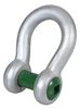 Green Pin Grade 6 Square Sunken Hole Bow Shackle 17t
