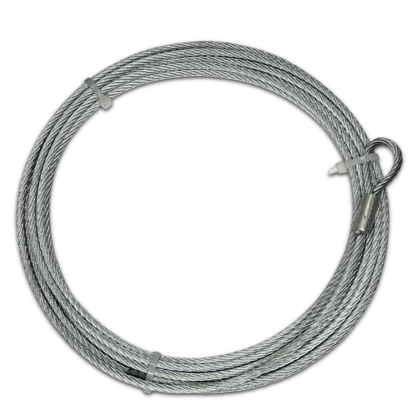 5mm 7 x 19 Galvanised Wire Rope, 10 metres long