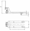 Technical Drawing of Pfaff HU Proline Hand Pallet Truck