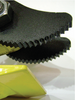 Close up of Serrated Hardened Steel Jaw on the Camlok CH Horizontal Plate Clamp