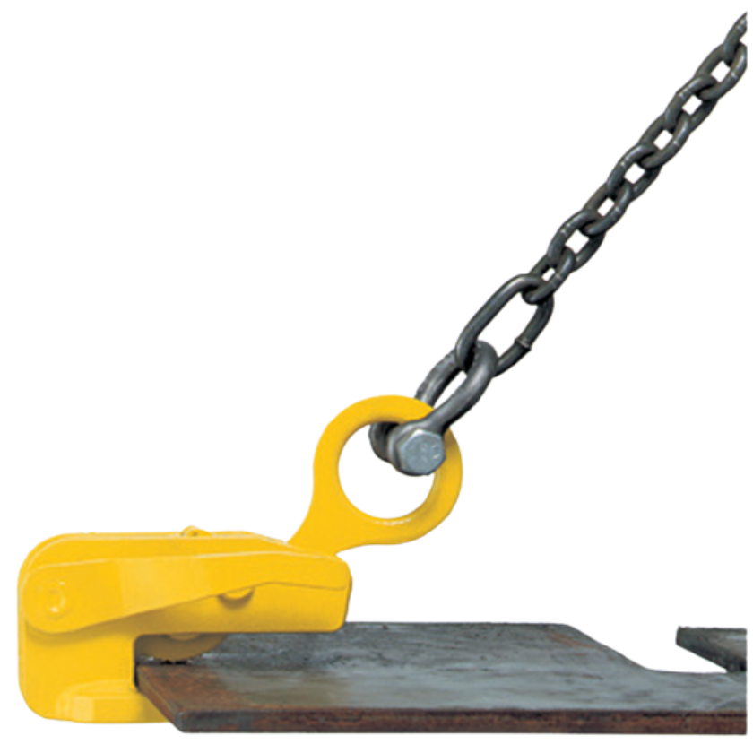 Camlok THS Loading Horizontal Plate Clamp in use