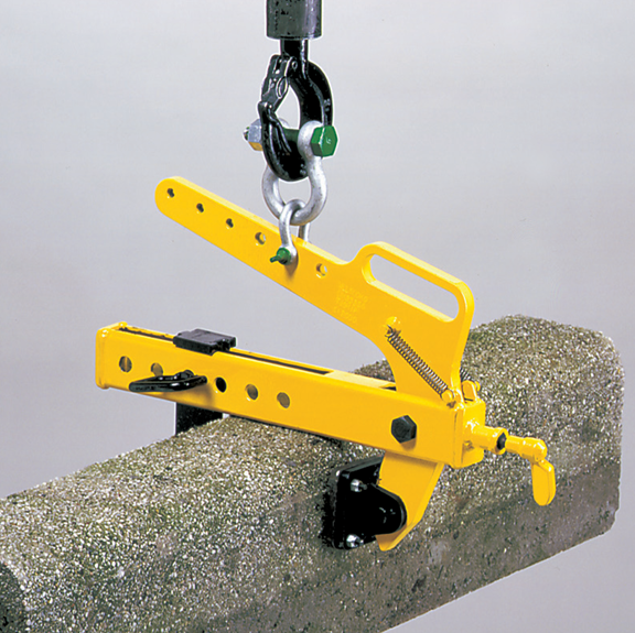 Yellow Camlok TSA Lightweight Block Grab in use