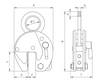 Camlok CZ Heavy Duty Hook Ring Plate Clamp with Lock