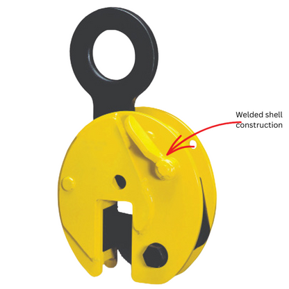 Camlok CZ Heavy Duty Plate Clamp with Safety Lock - labelled