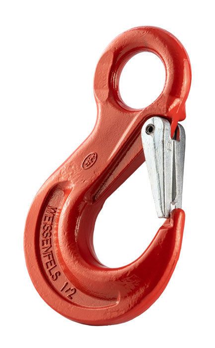 KITO - Grade 8 Eye Sling Hook with Safety Catch to BS-EN 1677-2 6mm / 1.12t