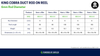 Technical Specifications table for King Cobra 6mm Duct Rod on Reel