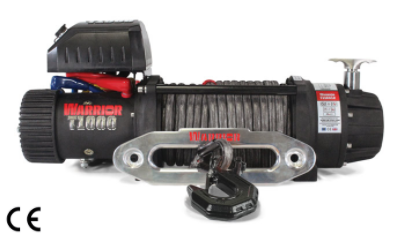 T-1000 Severe Duty Military Winch - 14,500 lb 12V & 24V - complete with Armortek Extreme 24V